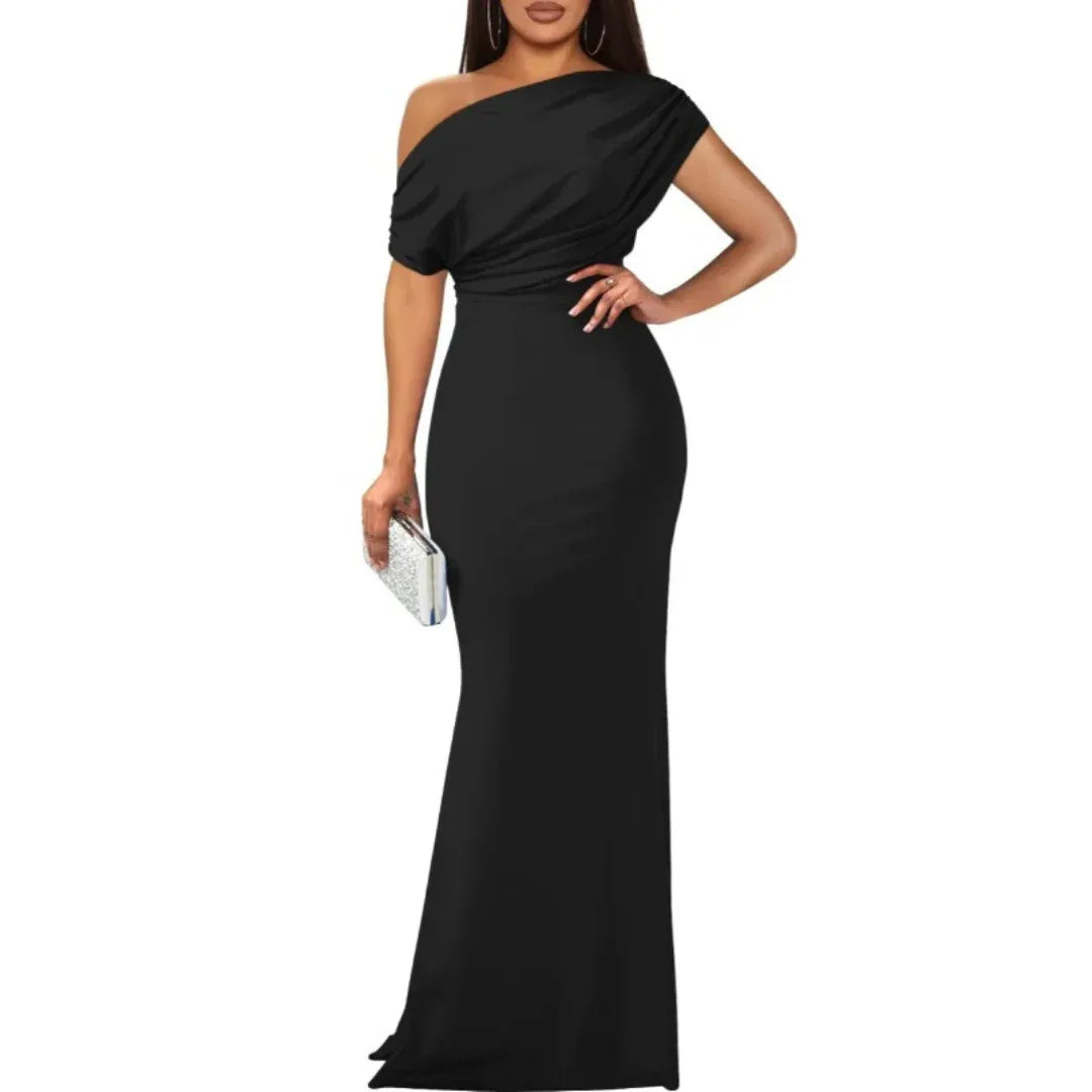 NOEMIA™ – Elegant Bodycon Maxi Party Dress - MABEL LONDON