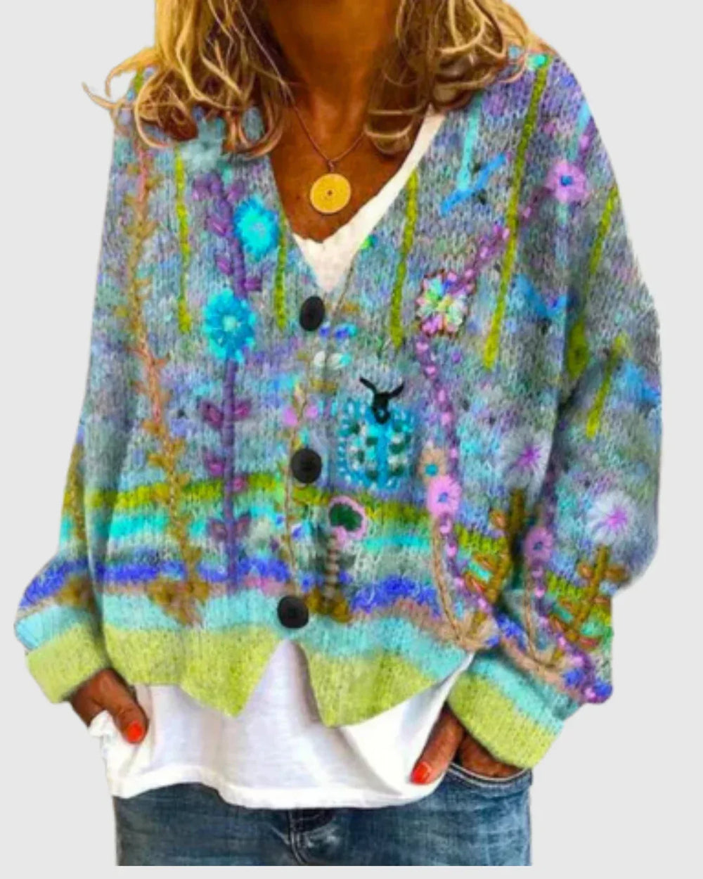 Selina | Floral Cardigan - MABEL LONDON