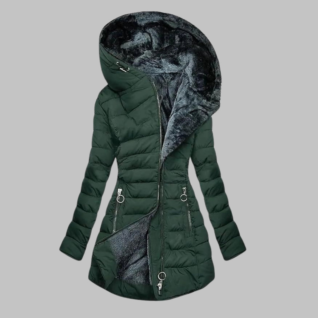 YENGE™ - Casual Slim Fit Hooded Long Sleeve Jacket - MABEL LONDON