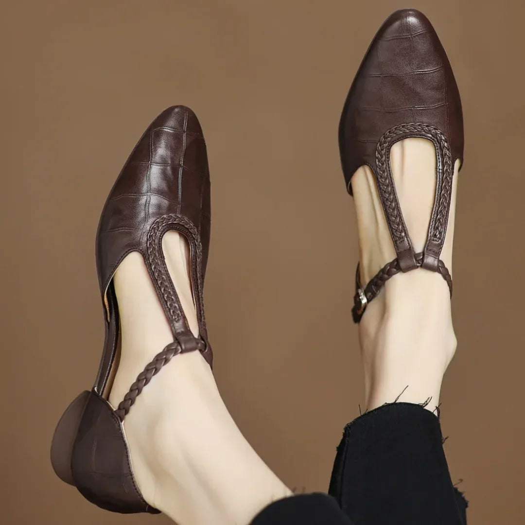 Risla | Soft Leather Mary Janes - MABEL LONDON