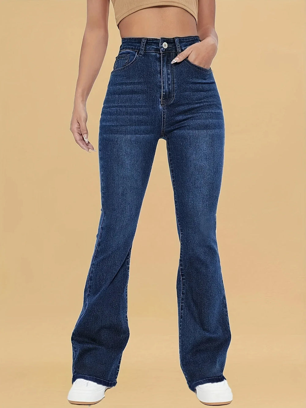 INÈS™ - Modern Chic Flare Jeans - MABEL LONDON