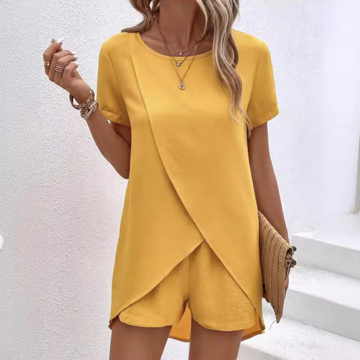 AMALIA™ – Elegant Summer Co-ord Lounge Set - MABEL LONDON