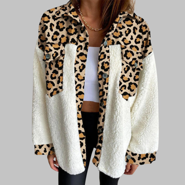 SUNNIE™ - Cozy Long Sleeve Button Down Checkered Jacket - MABEL LONDON