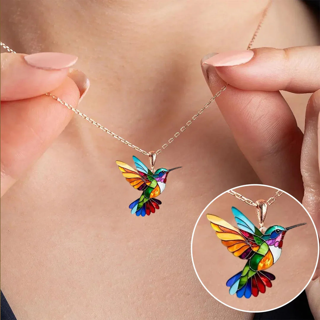 ROLA | BEAUTIFUL HUMMINGBIRD NECKLACE - MABEL LONDON