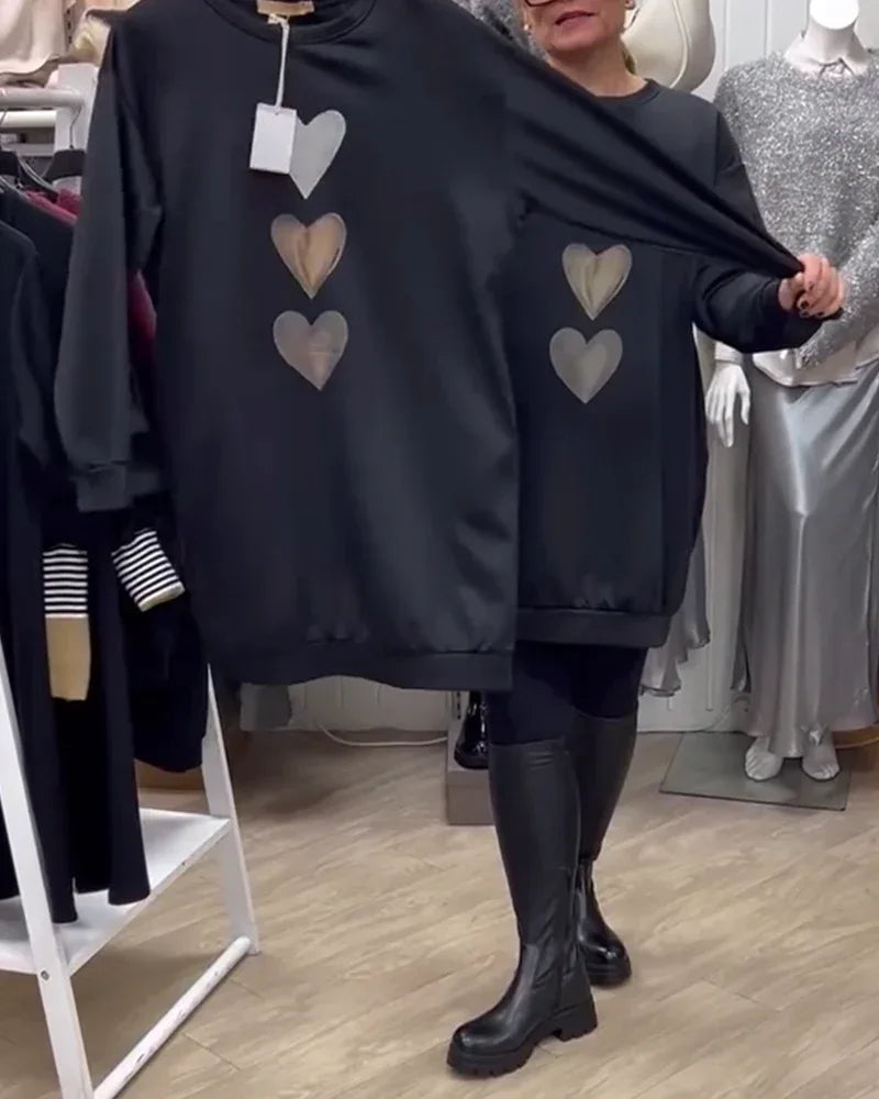 BRIANA™ - Casual Sweatshirt Dress - MABEL LONDON