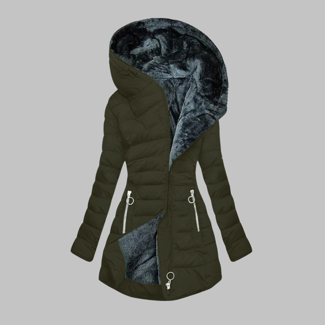 YENGE™ - Casual Slim Fit Hooded Long Sleeve Jacket - MABEL LONDON