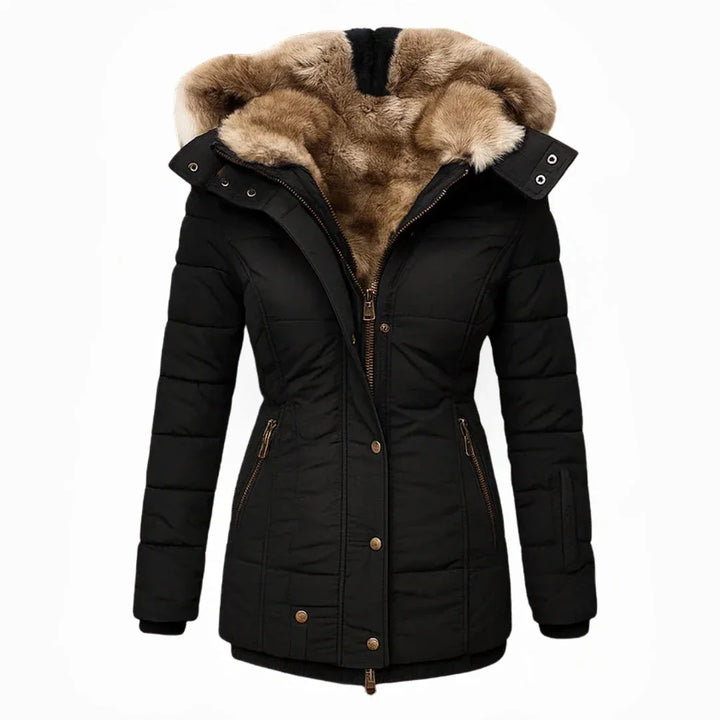 Anna | Fur-Lined Winter Coat - MABEL LONDON