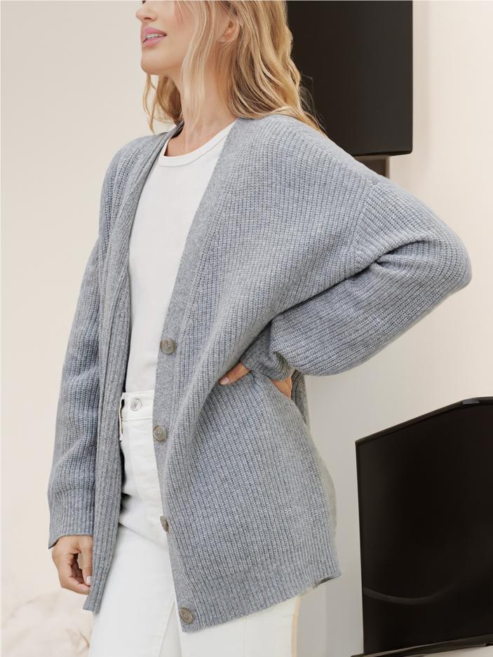 LOREN™ - Chic Cocoon Cardigan - MABEL LONDON