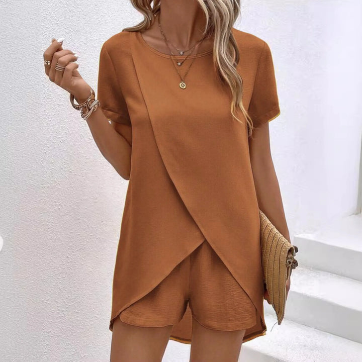 AMALIA™ – Elegant Summer Co-ord Lounge Set - MABEL LONDON