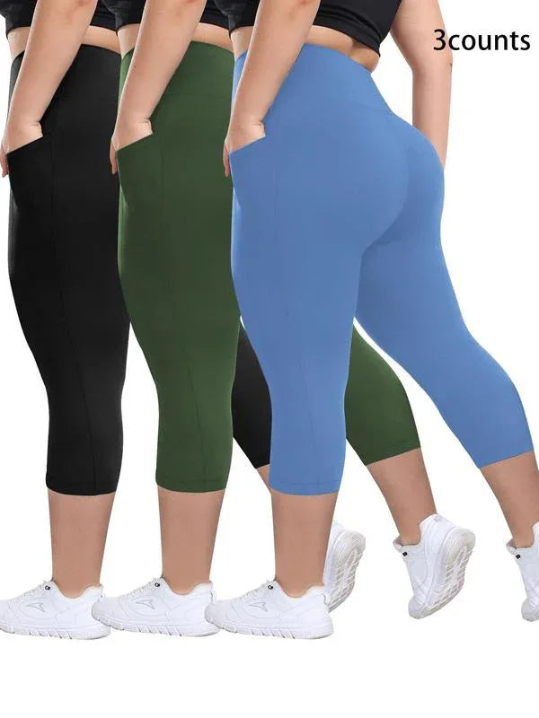 MIRA™ – Breathable 3-Pack Capris - MABEL LONDON