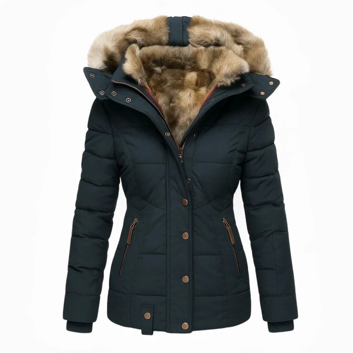 Anna | Fur-Lined Winter Coat - MABEL LONDON