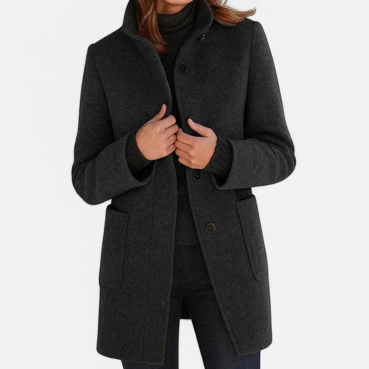 Berta – Elegant and Timeless Women's Coat - MABEL LONDON