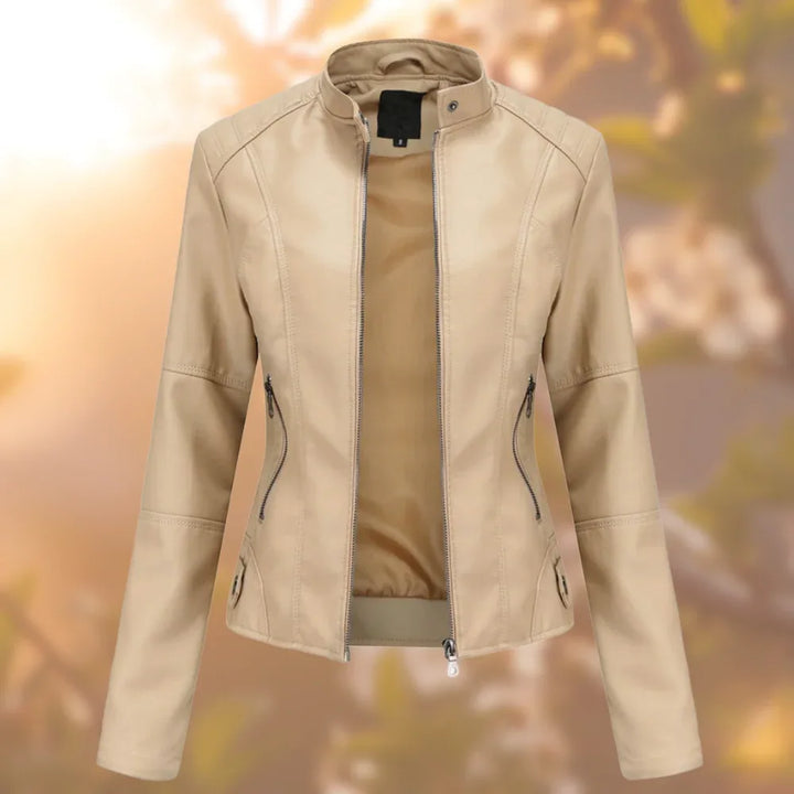 Savannah | Stylish leather jacket - MABEL LONDON