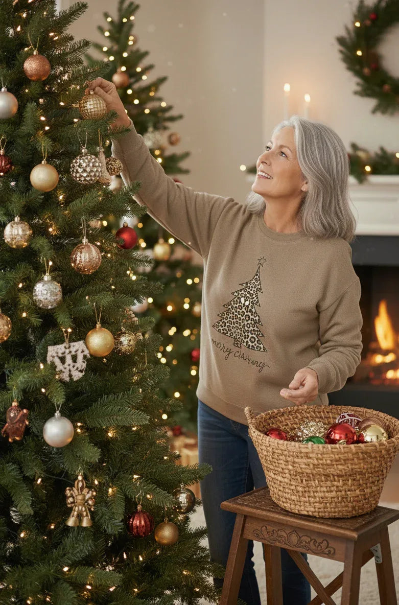 Luna – Fluffy Heart-Button Knit Sweater - MABEL LONDON