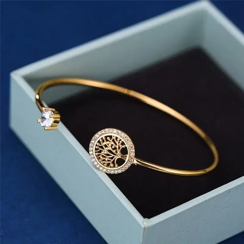 Tree of Life Adjustable Bracelet - MABEL LONDON