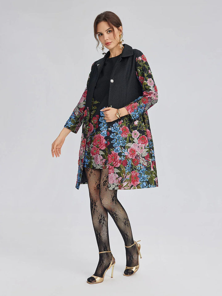 Luna - Floral Versatility Jacket - MABEL LONDON