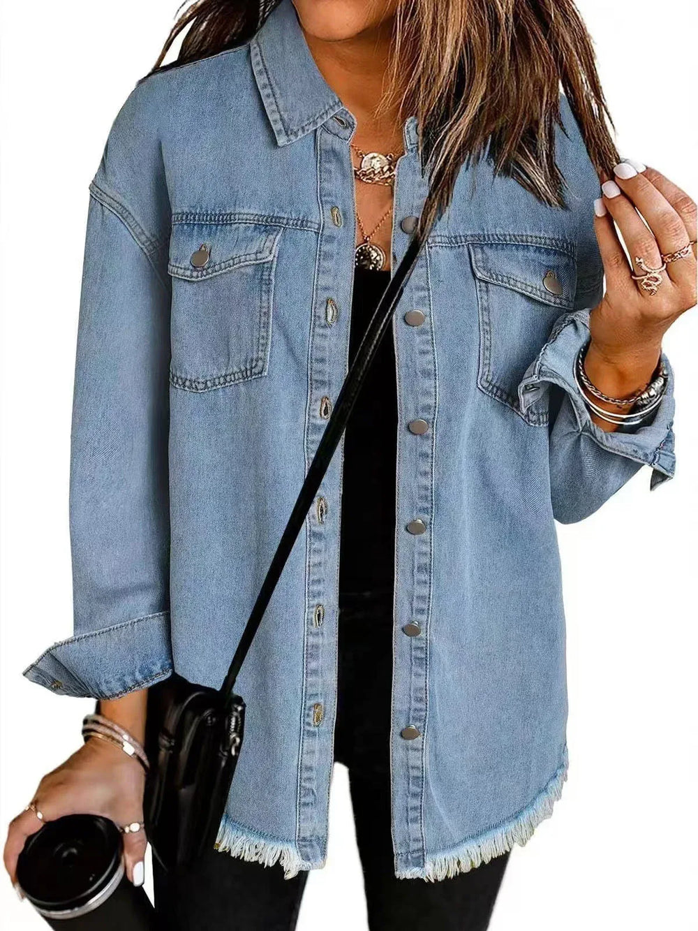 ROXANE™ - Classic Everyday Denim Jacket - MABEL LONDON