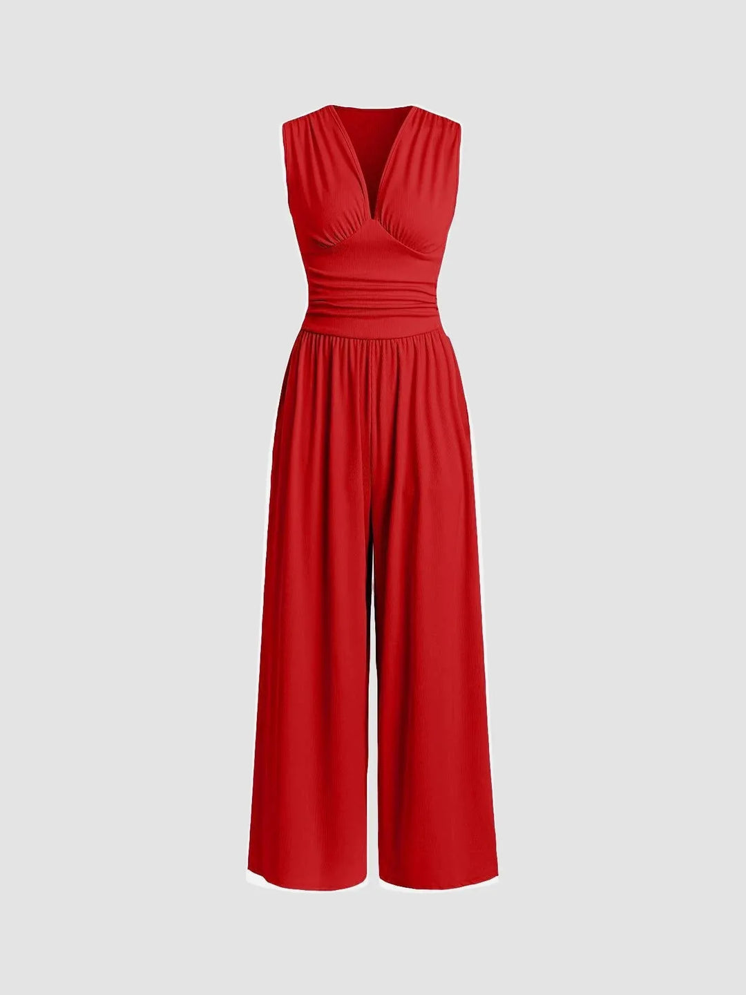 MUTYA™ – Chic Sleeveless Wide-Leg Jumpsuit - MABEL LONDON