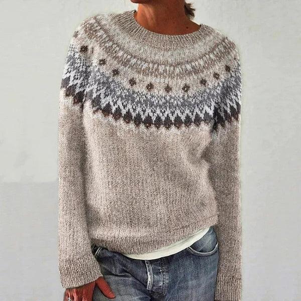 EMY™ - Cozy Icelandic Sweater - MABEL LONDON