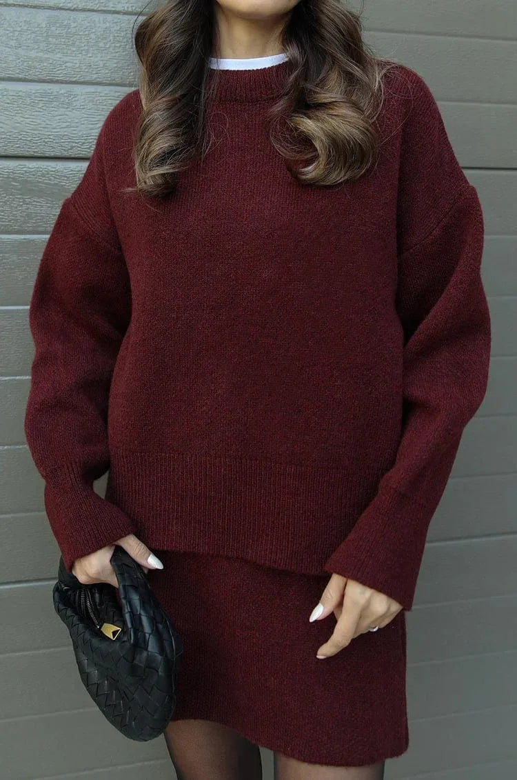 NATALIA™ - Chic Winter Knit Set - MABEL LONDON