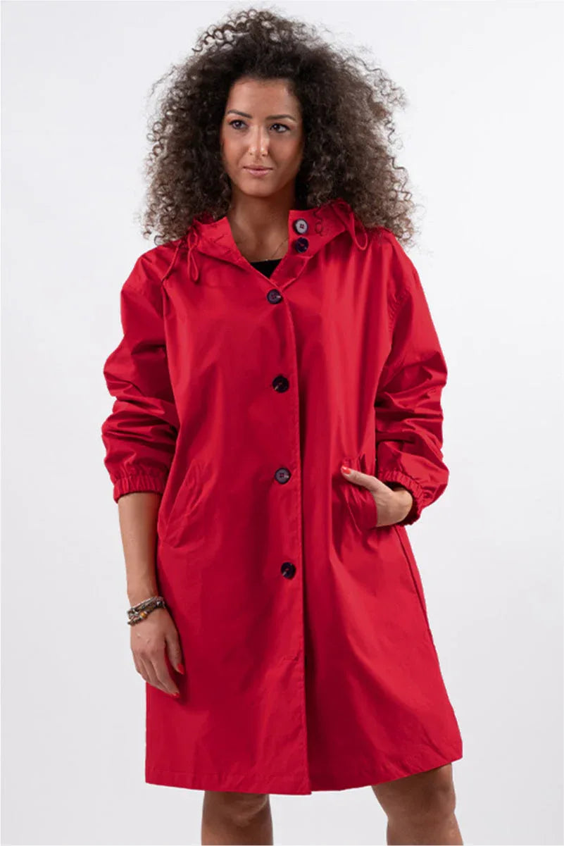 BARBARA™ | Oversized Water-Resistant Windbreaker - MABEL LONDON
